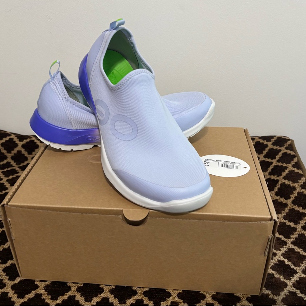 OOFOS OOmg Sport- Purple Jade Fade